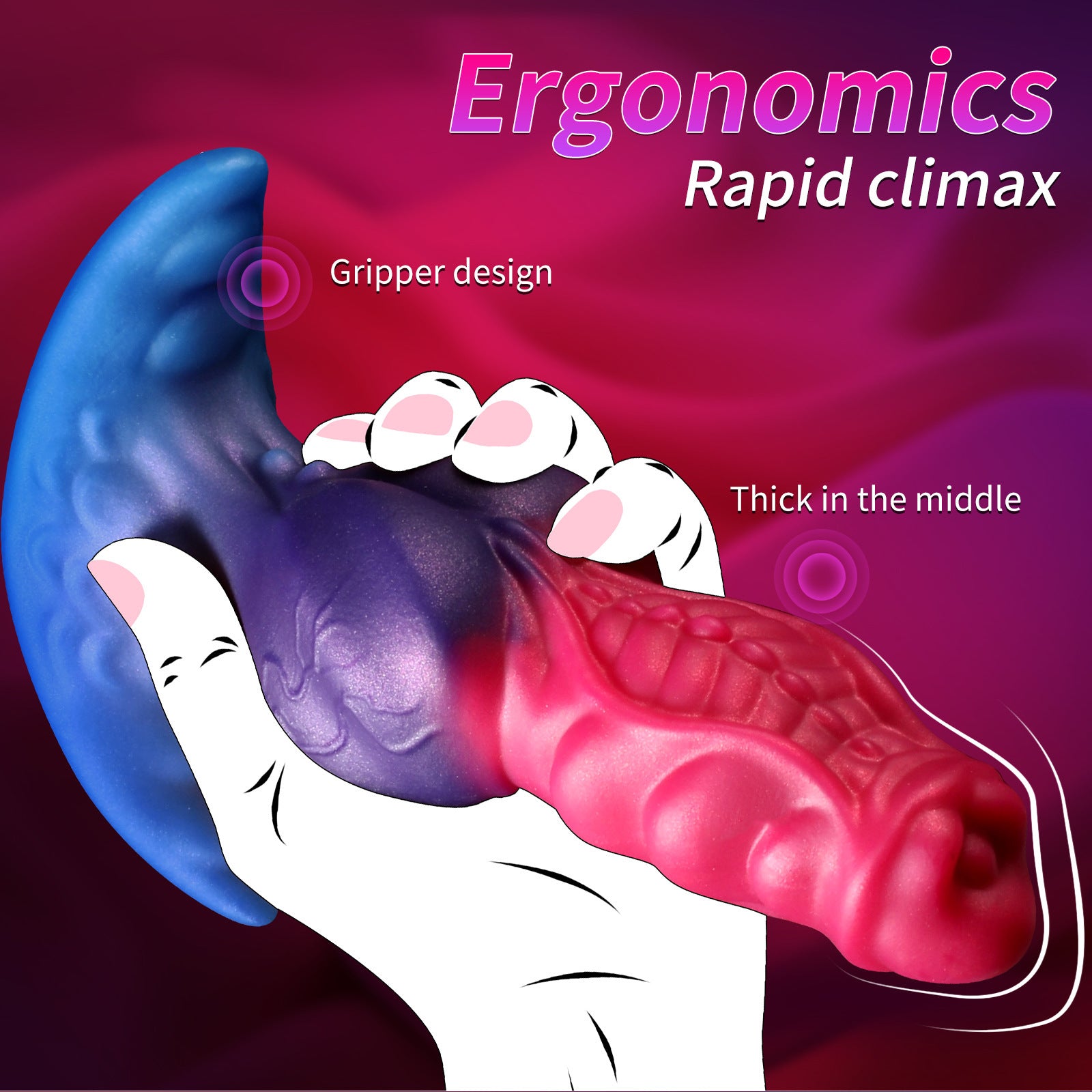 Soft Special-Shaped Anal Plug – Ultra-Soft Liquid Silicone Simulation Toy for Men & Women