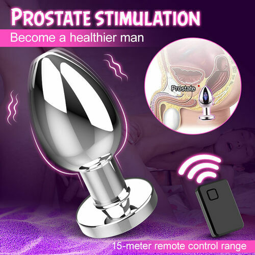 Metal Anal Vibrator – 10 Vibration Modes for Intense Prostate & G-Spot Pleasure