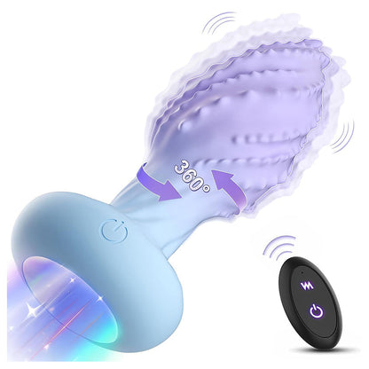 Little Monster 360° Rotating Anal Vibrator – 10 Modes & 7-Color LED Light