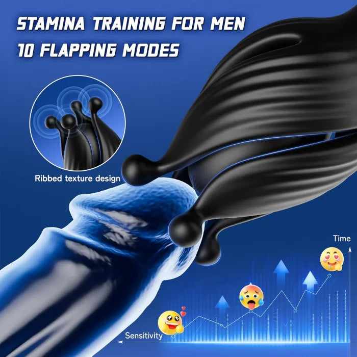 APP-Controlled Prostate Massager – 10 Vibration & 10 Rotation Modes