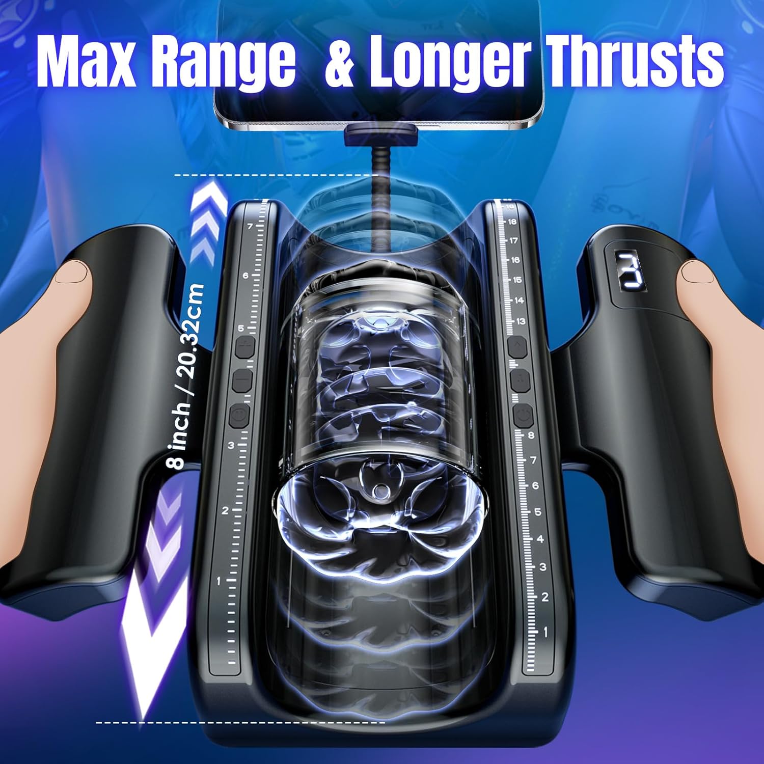 Hands-Free Male Masturbation Machine – Thrusting Life-Size Silicone Cup