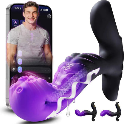 ST-PM-IP20 APP-Controlled Prostate Massager – 10 Wriggling Modes & 10 Vibration Levels