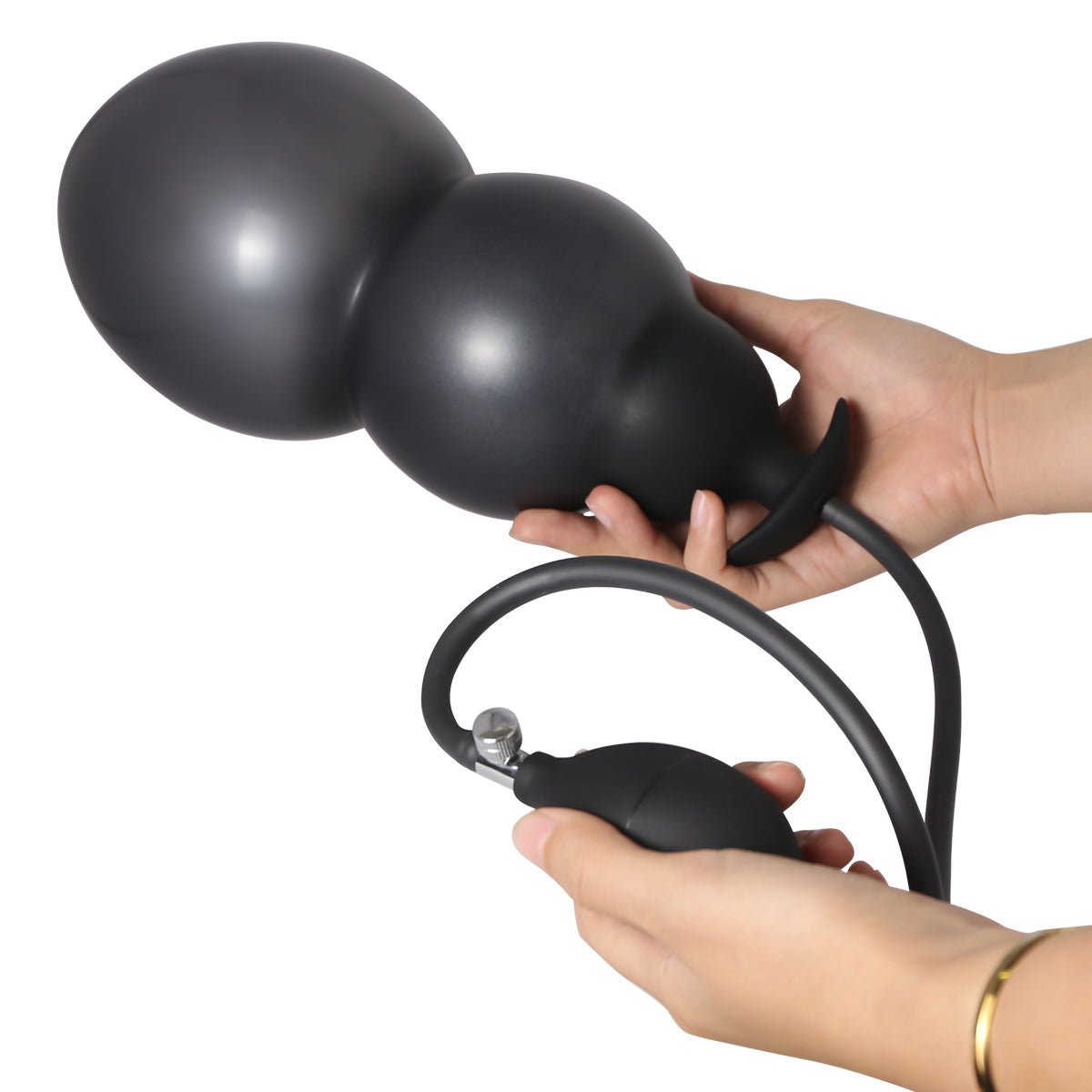 Expandable Anal Trainer Butt Plug – Inflatable Size Control