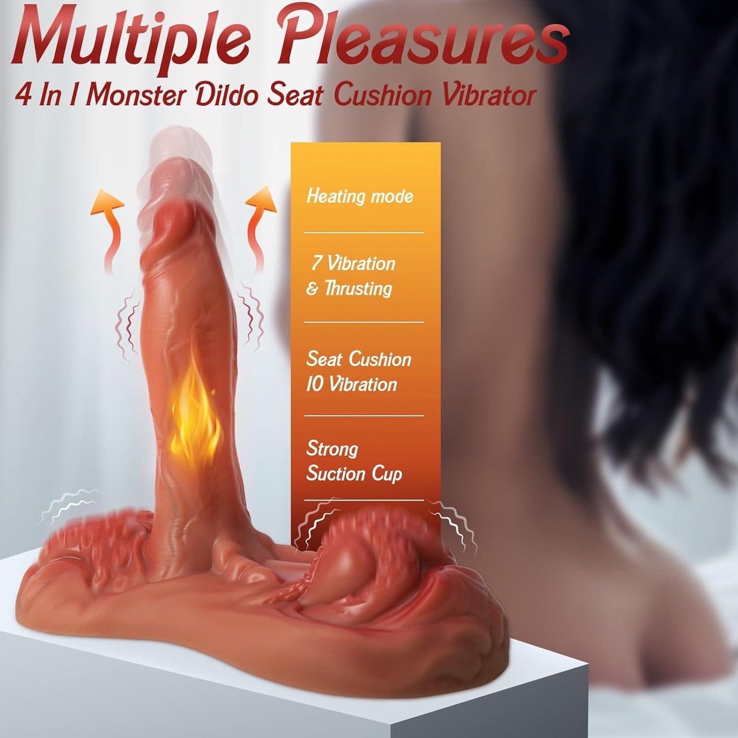 TitanRide H10 Riding Massager Heating Thrusting Motion & Remote Control