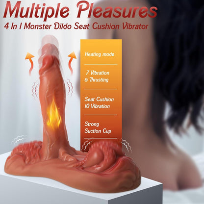TitanRide H10 Riding Massager Heating Thrusting Motion & Remote Control