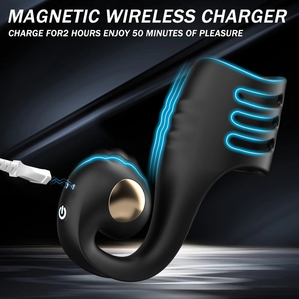 Wireless Remote Penis Ring Vibrator – Delay & Clitoral Stimulator for Couples
