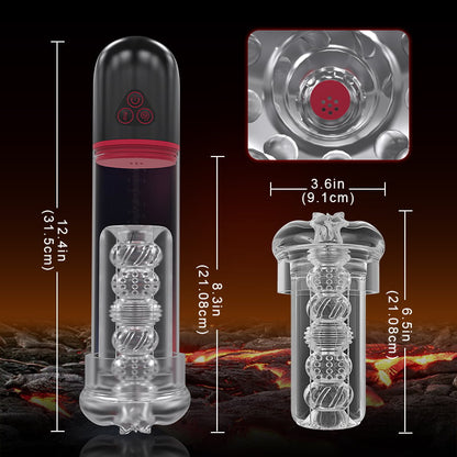 Precision Vacuum Penis Trainer with Vibration Support