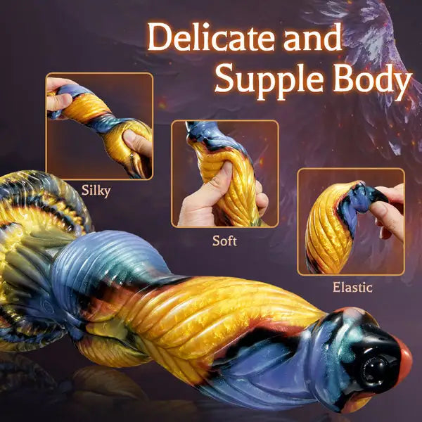 Phoenix Fantasy Monster Thrusting Dildo – 7×7 Modes Remote Control