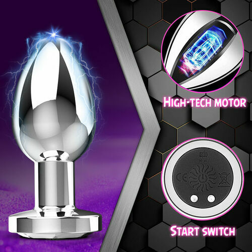 Metal Anal Vibrator – 10 Vibration Modes for Intense Prostate & G-Spot Pleasure