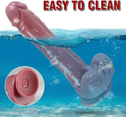 Electric Thrusting & Vibrating Dildo – 3 Speeds & 10 Frequencies
