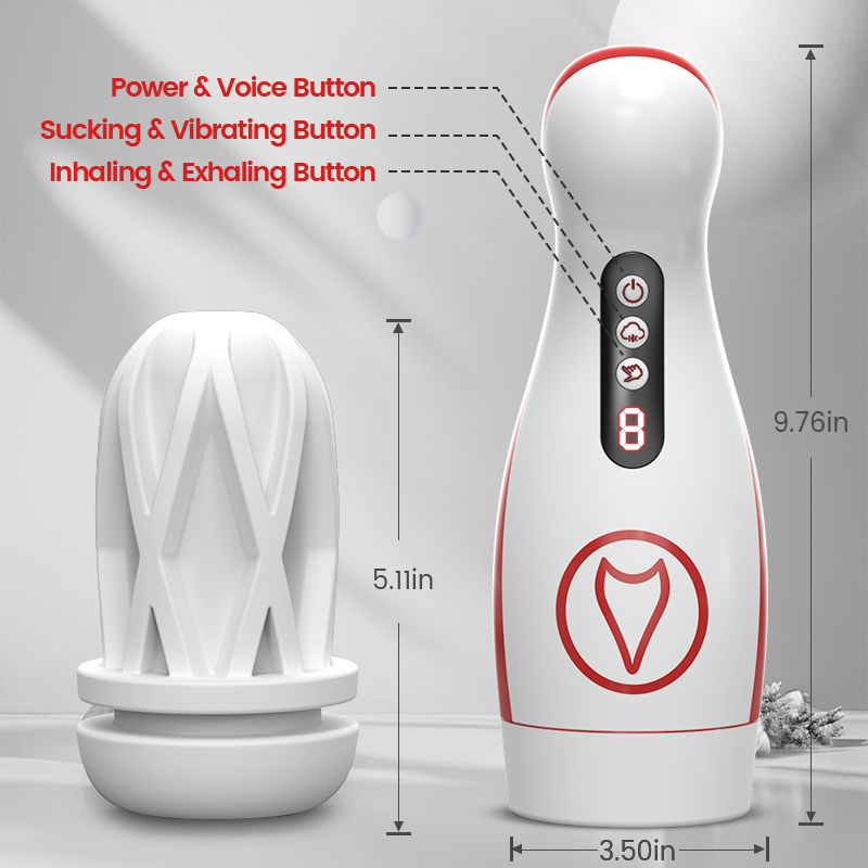 Kama Smart Stroker with Voice Feedback & Precision Vibration