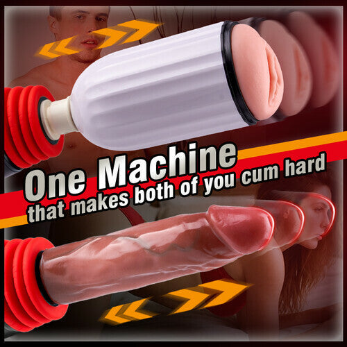 Stella 2-in-1 Thrusting Couples Sex Machine – Heating & Remote Control