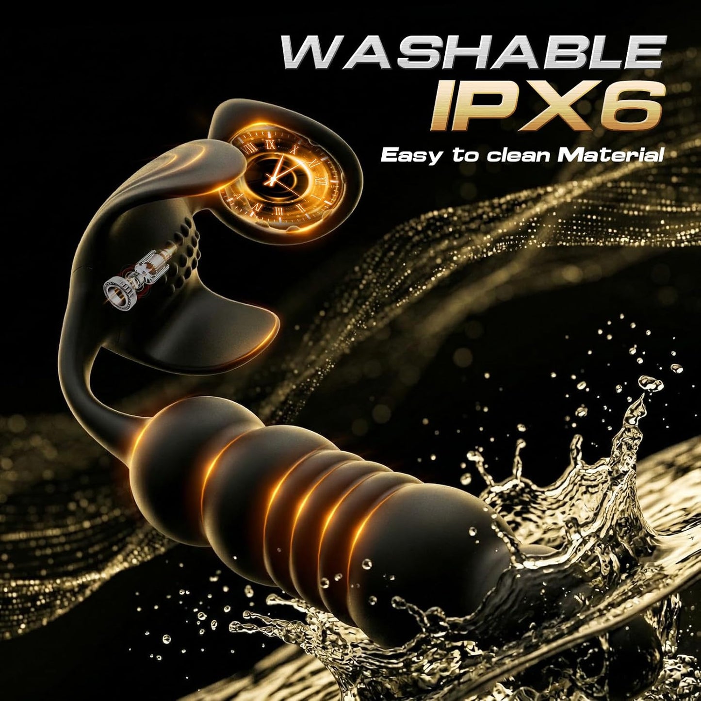 Beginner Vibrating Anal Plug – 10 Modes Silicone Trainer