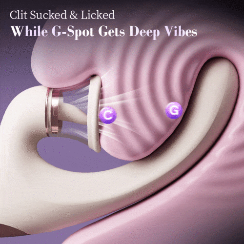 Selene Tongue Licking Clitoral Vibrator – Suction & G-Spot Stimulation