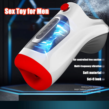 Leten Deep Throat Air-Control Male Stroker with Multi-Mode Vibration