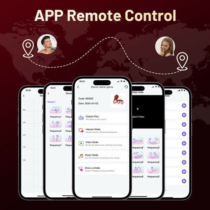 ST-CR-TR09 Triple-Ring Vibrating Cock Ring – APP & Remote Control, 9 Modes