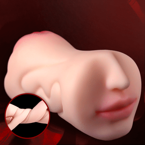 1.76 lbs 2 in 1 Pocket Pussy 3D Realistic Textured Clitoris & Oral