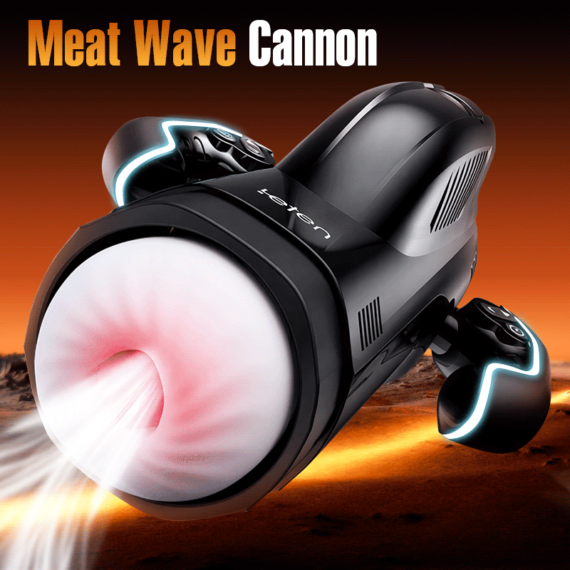 Leten Generation 10 Telescopic Suction Heating Voice Handheld Masturbation Cup