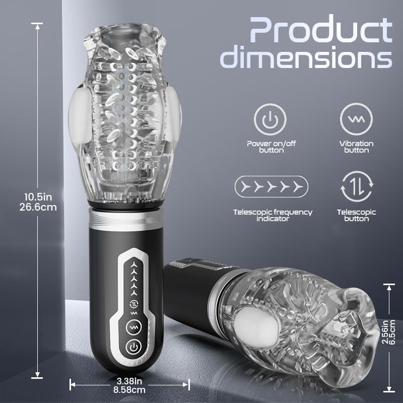 Amber -Automatic Male Stroker with Thrusting, Rotation and Precision Vibration