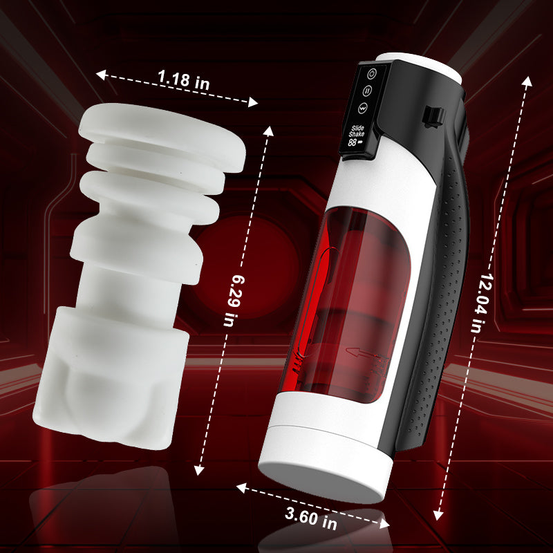 ST-MB-320 Mirabel Burst Control Male Stroker – Red Edition