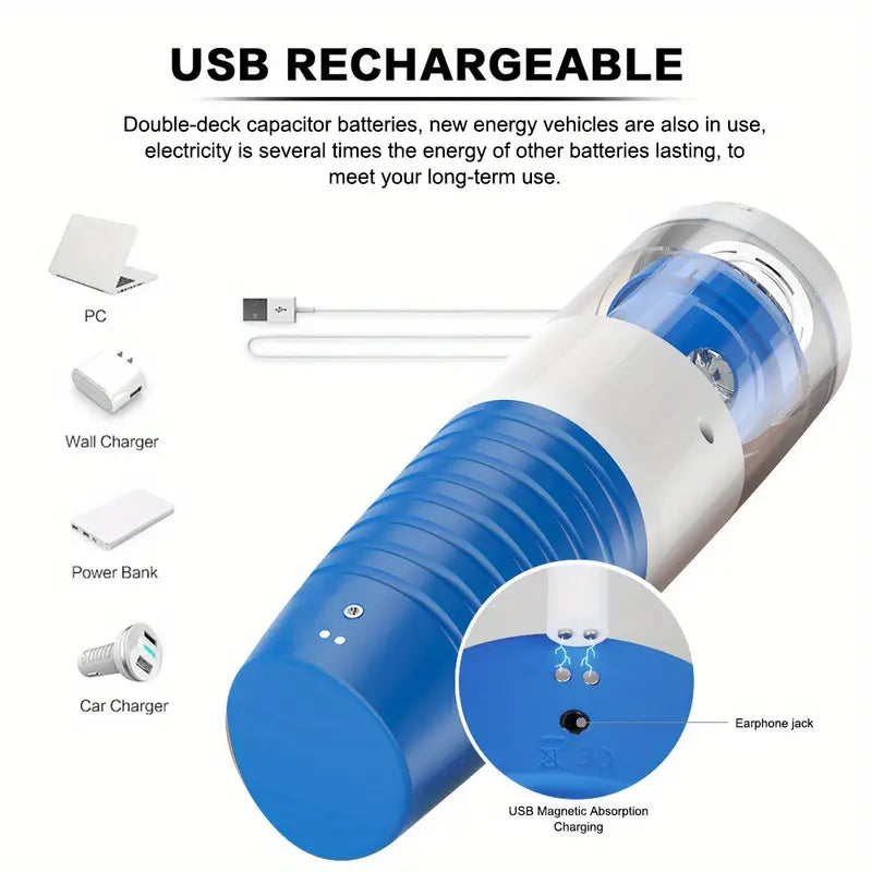 LETEN Spiral Piston 5 Rotating Modes Male Masturbator