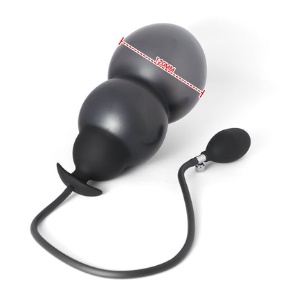 Expandable Anal Trainer Butt Plug – Inflatable Size Control