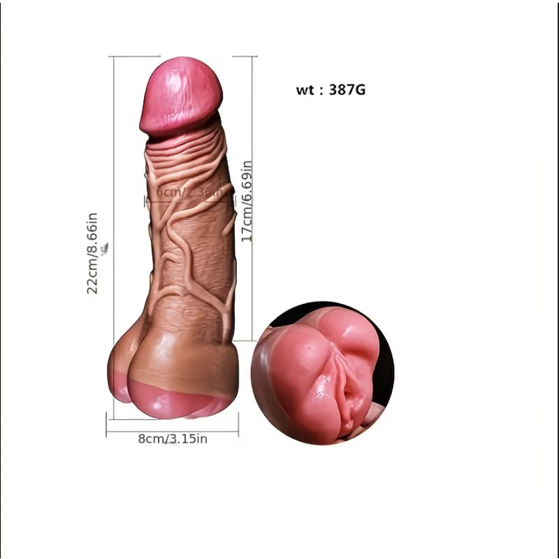 Nova S2 Realistic Pocket Pussy with 3D Texture for Dual Stimulation