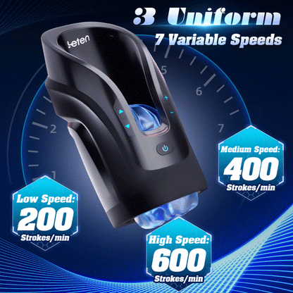 Leten-Textured Male Stroker with Expansion Stimulation and Ergonomic Comfort
