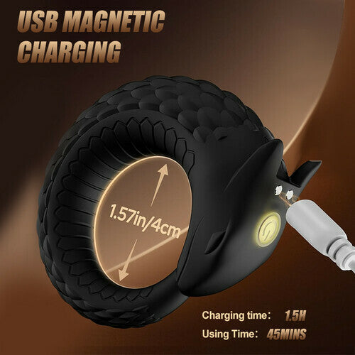 Dragon Thunder – 10-Mode Vibrating Cock Ring