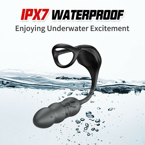 Mike's 9 Vibration and Pulsation Wearable Prostate Massager with Cock Ring