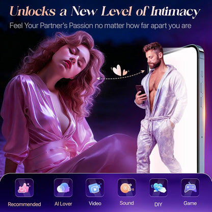 Wearable Tongue Vibrator – APP Control, G-Spot Stimulation & 9 Vibration Modes
