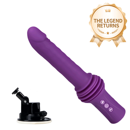 ST-DL-THV10A Heating Thrusting Vibrating Dildo – Adjustable Base & 10 Vibration Modes