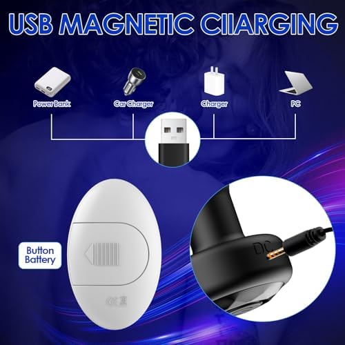 Silicone Vibrating Butt Plug with Remote – Prostate Massager, 10 Vibration Modes