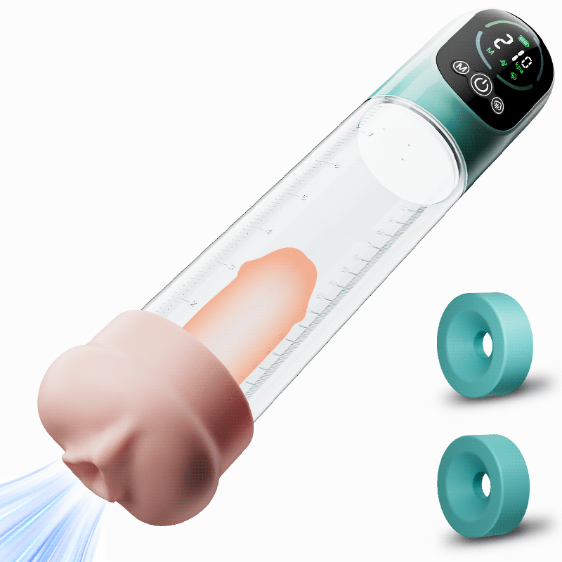 Electric Penis Pump with Mini Sleeve – 5 Suction Modes, 2-in-1 Design