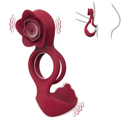 JRUEDEN Dual-Motor Vibrating Cock Ring – 12 Vibration Modes