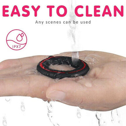 Luna Silicone Cock Ring Set – 3-in-1 Adjustable 1.5 Inch Flexible Ring System