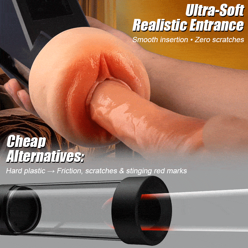 Ravish Automatic Male Stroker – Flesh-Like Sleeve, 9 Suction Modes & IPX7