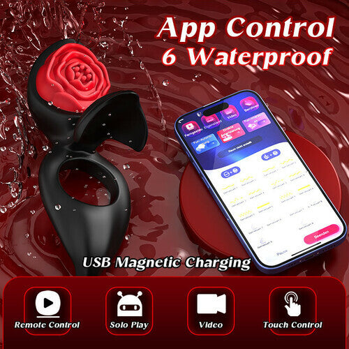 Wizard APP Control 9 Vibrating Cock Ring