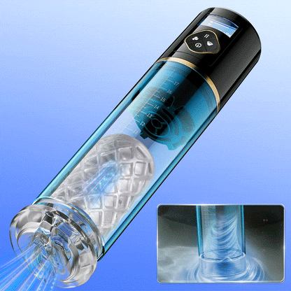 ST-VP-MARKHAM06 Water Vortex Penis Pump – 6 Modes, IPX7 & Textured Sleeve