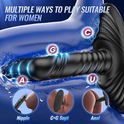BEISAR Grinder Pro showing external, G-spot and anal positioning options
