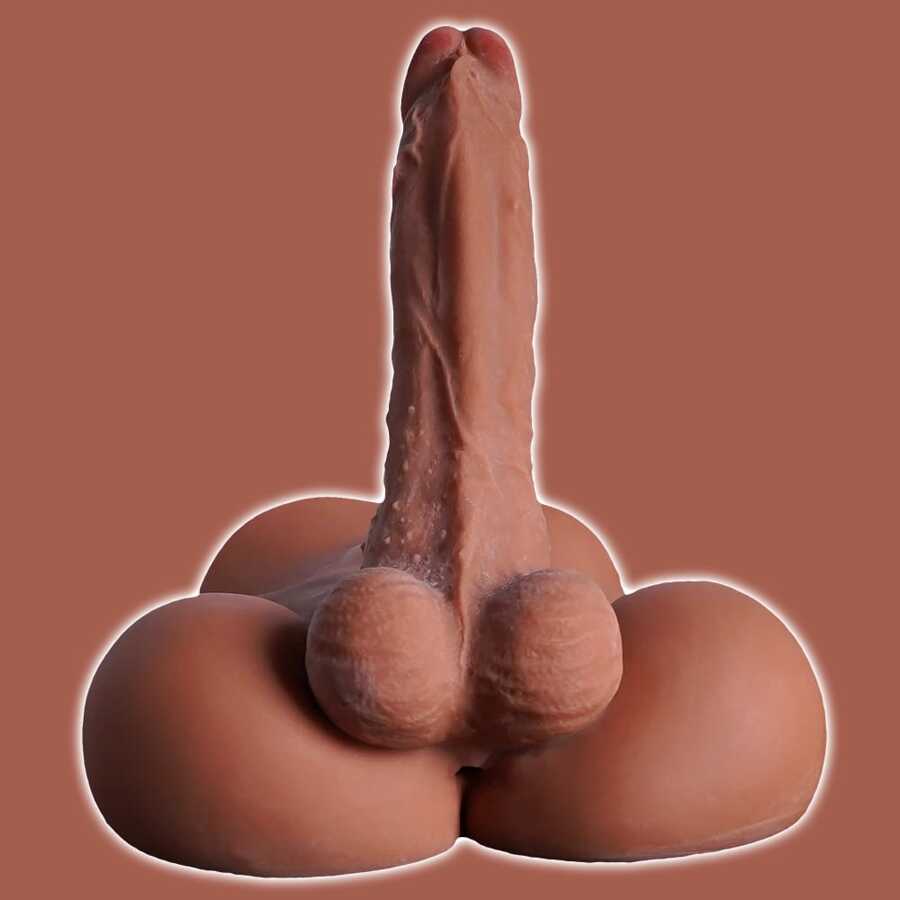5.9lb Male Sex Doll: Realistic 7in Flexible Dildo – Perfect for Women, Men & Gay Couples!