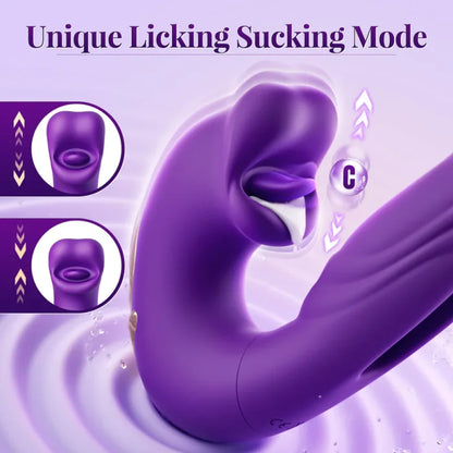 G-Spot Flapping & Licking Vibrator – 7+5 Mode Design
