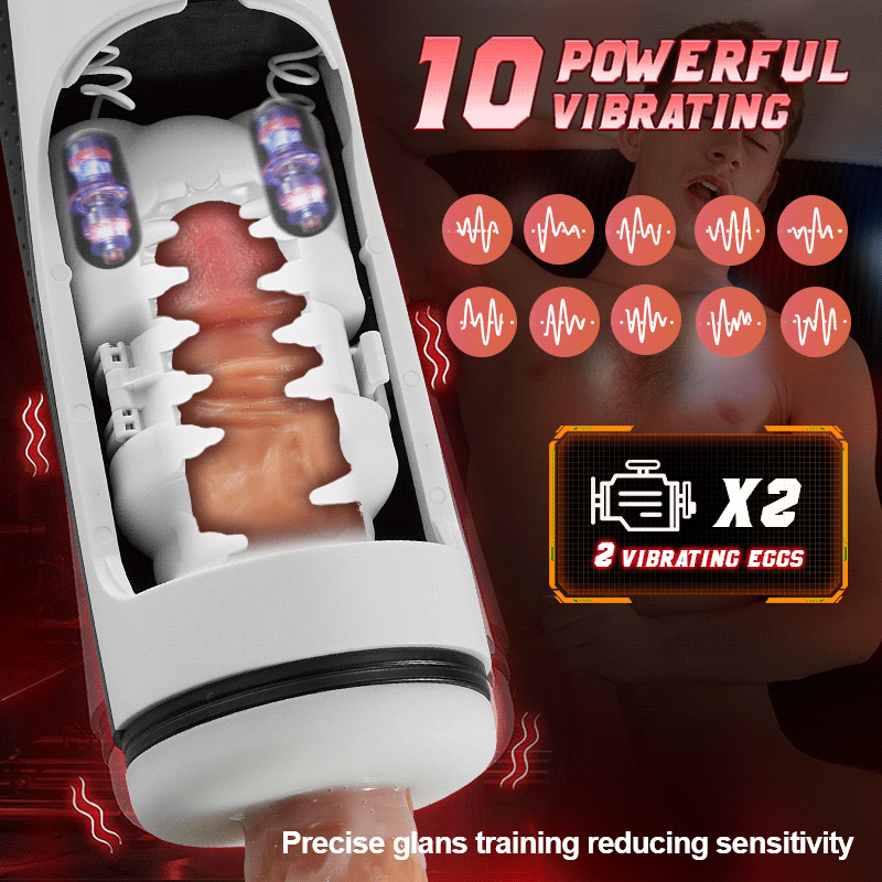 ST-MB-320 Mirabel Burst Control Male Stroker – Red Edition