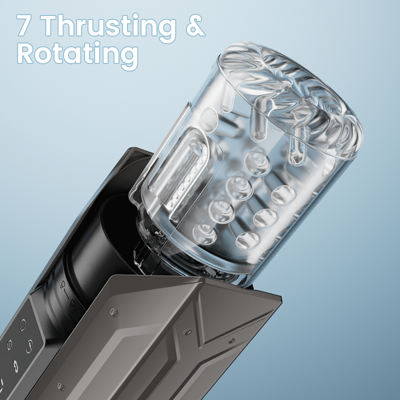 King – 4-in-1 Waterproof Automatic Masturbation Cup for Men