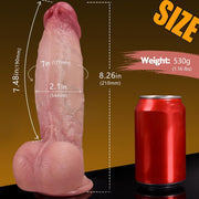 Titan D7 7-Inch Girth Dual-Density Silicone with Strong Suction Cup product image 6