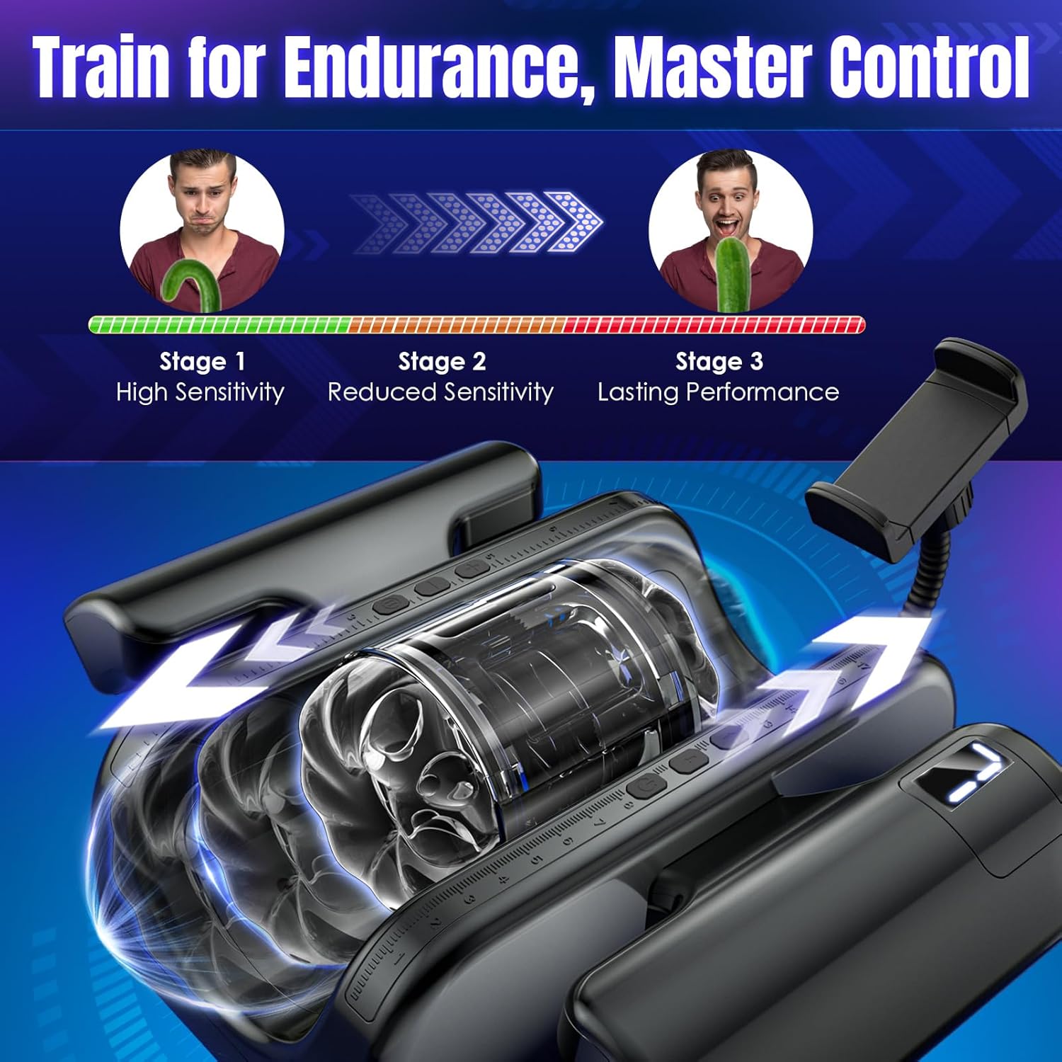 Hands-Free Male Masturbation Machine – Thrusting Life-Size Silicone Cup