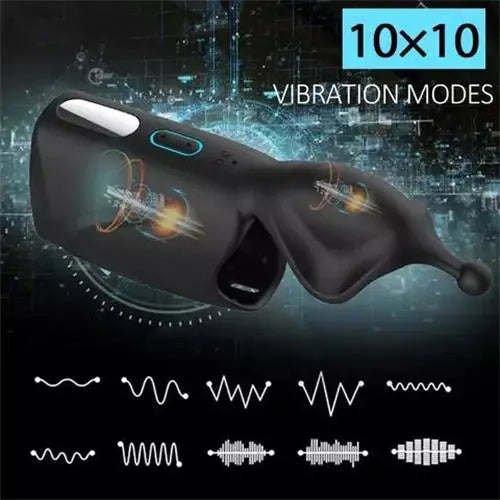 QMYSKY Dual-Motor Glans Trainer – 10 Vibration Modes