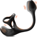 Zenith-Remote-Control Prostate Stimulator Set with Dual-Motor Vibration
