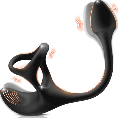 Zenith-Remote-Control Prostate Stimulator Set with Dual-Motor Vibration