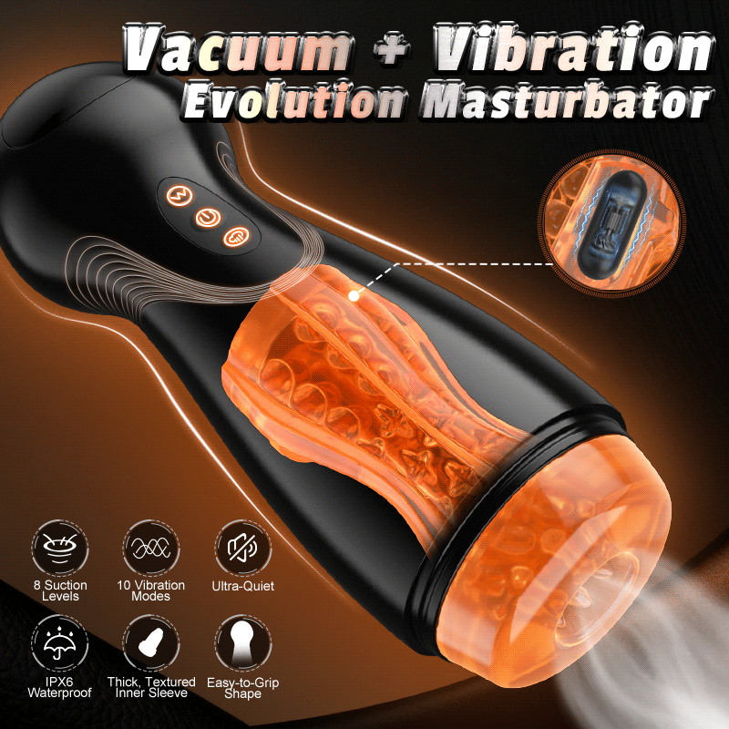 SolaceX Intense Suction & Vibration Automatic Male Masturbator